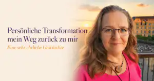Karen Wiltner vor Abendhimmel – persönliche Transformation und Weg zurück zu sich selbst