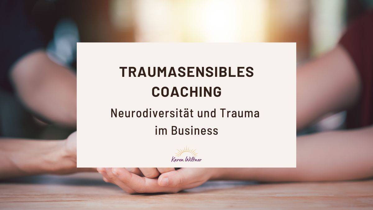 Zwei Hände, die sich im Gespräch halten, als Symbol für die Unterstützung durch traumasensibles Coaching bei Neurodiversität und Trauma im Business